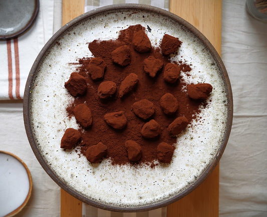 Trufas de chocolate negro 64%